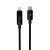 Töltőkábel, USB-C - lightning (Apple), 27W, 1 m, AVAX "CB651 Pulsey", szürke